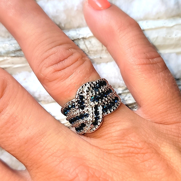 Fashion Jewelry Jewelry - 💎Blue Sapphire Sterling Silver Fashion Statement